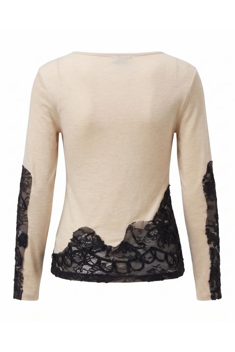 Maglia manica lunga inserti fango/nero - Autunno - Inverno 2027 | Brend