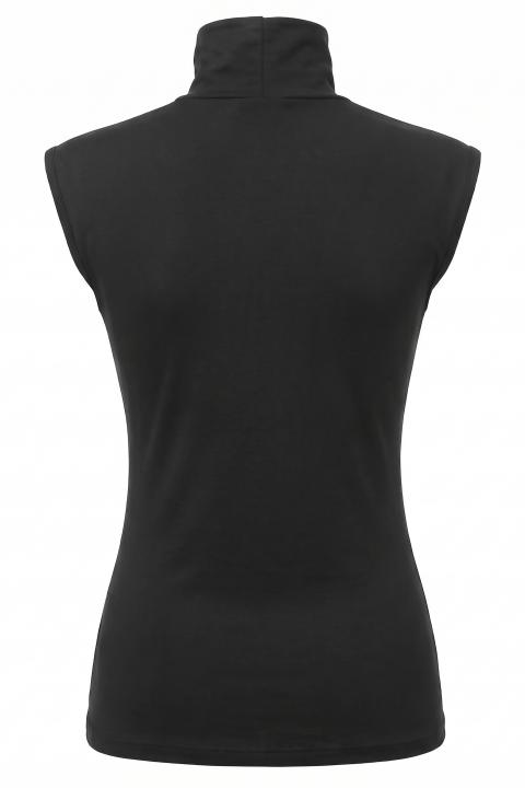 Maglia lupetto smanicata nero/nero - Autunno - Inverno 2027 | Brend