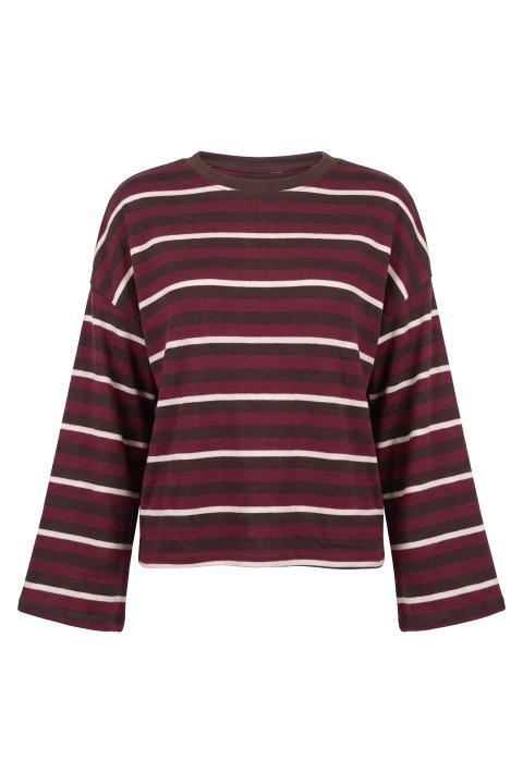 Maglia multiriga vino - Autunno - Inverno 2027 | Brend