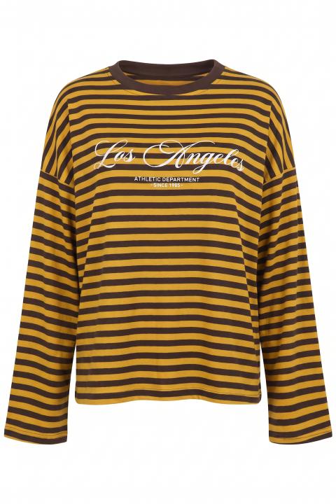 Maglia manica lunga L.A ocra/moro - Autunno - Inverno 2027 | Brend