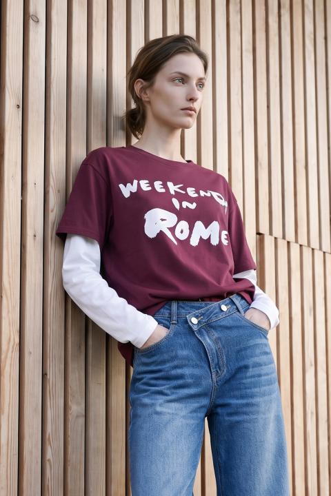 Maglia manica lunga Weekends vino - Autunno - Inverno 2027 | Brend