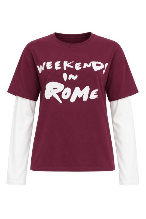 Maglia manica lunga Weekends vino - Autunno - Inverno 2027 | Brend
