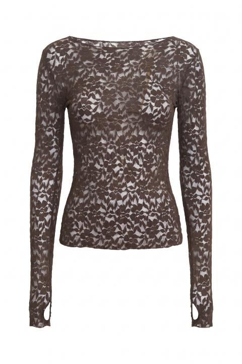 Maglia barca thumbholes pizzo moro - Autunno - Inverno 2027 | Brend