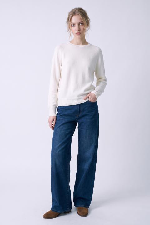 Maglia girocollo burro - Autunno - Inverno 2027 | Brend