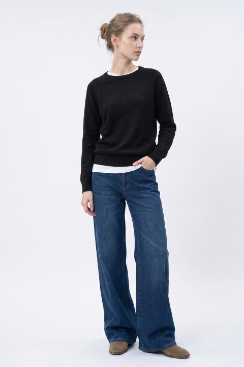 Maglia girocollo nero - Autunno - Inverno 2027 | Brend