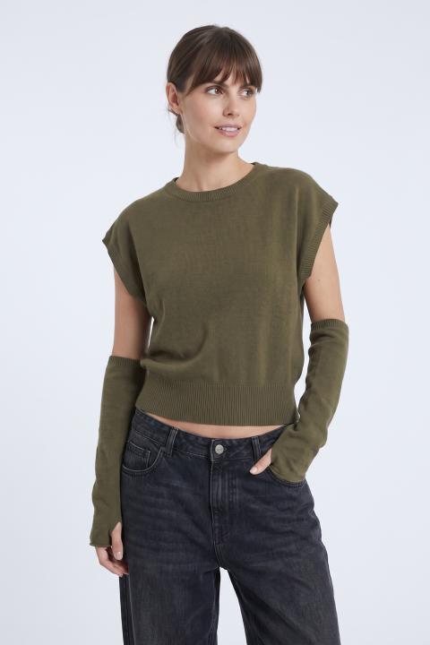 Maglia kimono manicotti bosco - Autunno - Inverno 2027 | Brend