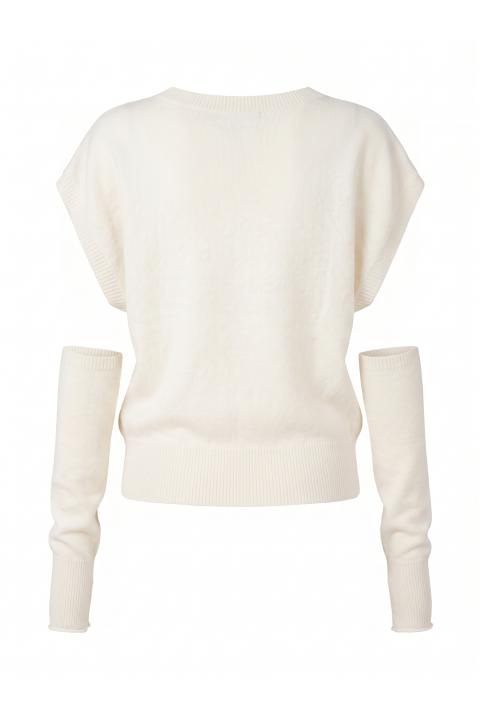 Maglia kimono manicotti burro - Autunno - Inverno 2027 | Brend