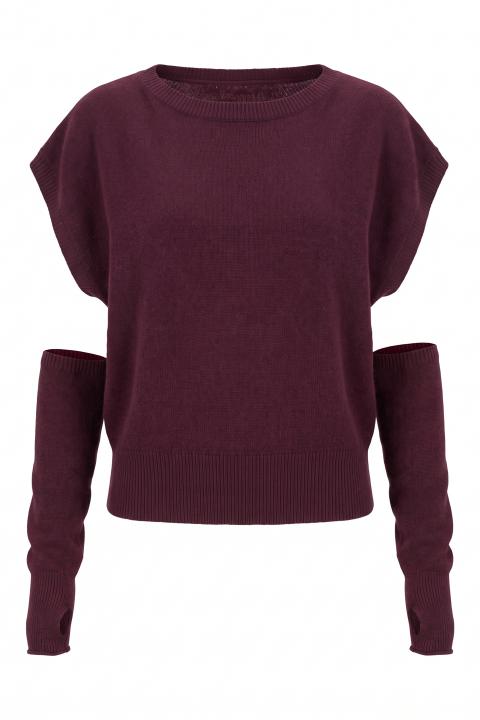 Maglia kimono manicotti chianti - Autunno - Inverno 2027 | Brend