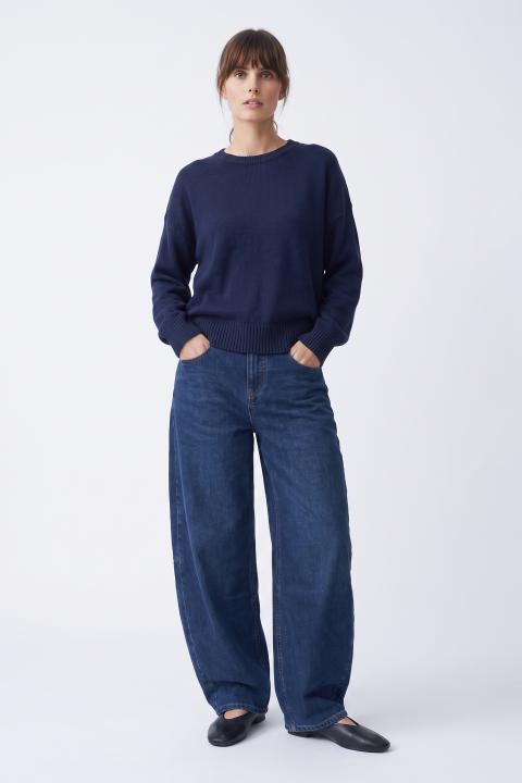 Maglia scollo barca blu - Autunno - Inverno 2027 | Brend