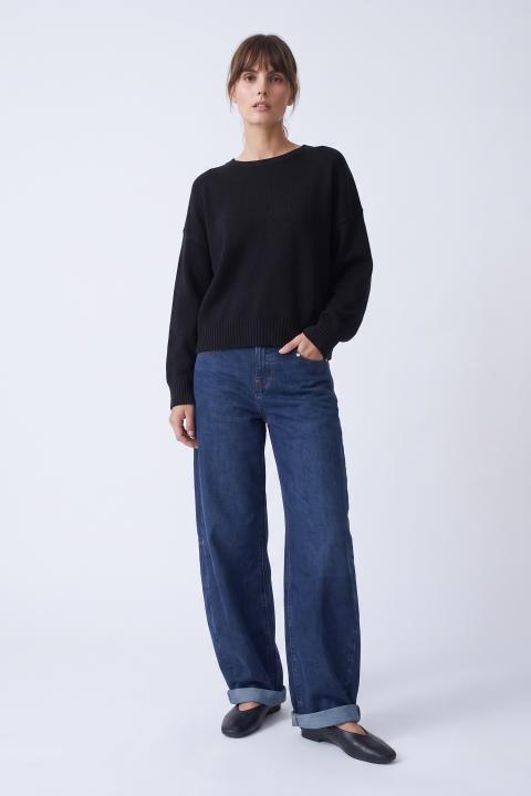 Maglia scollo barca nero - Autunno - Inverno 2027 | Brend