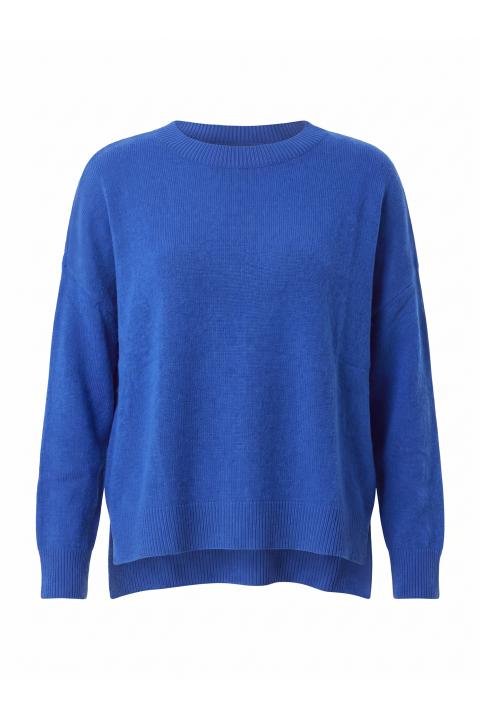 Maglia scollo barca asimmetrica bluette - Autunno - Inverno 2027 | Brend