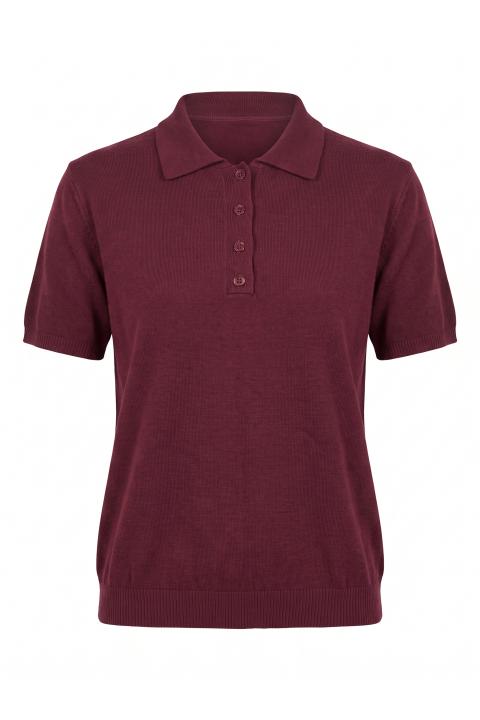 Maglia polo mezza manica burgundy - Autunno - Inverno 2027 | Brend