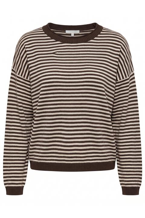Maglia girocollo righe moro - Autunno - Inverno 2027 | Brend