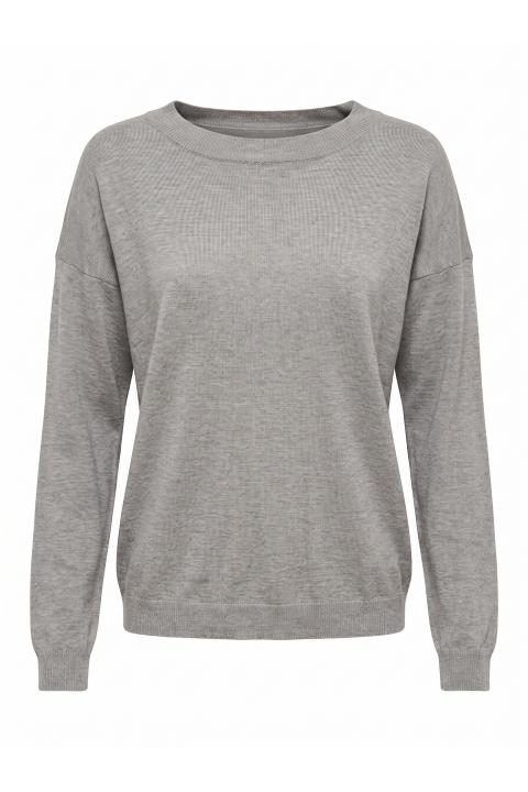 Maglia girocollo manica lunga grigio perla - Autunno - Inverno 2027 | Brend
