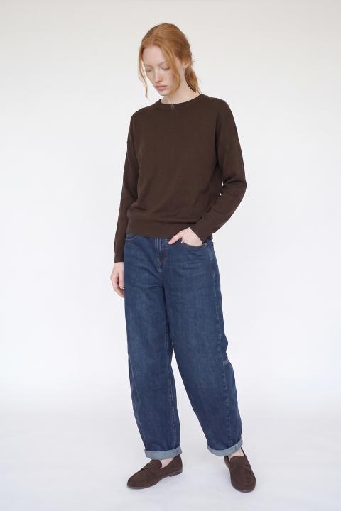 Maglia girocollo manica lunga moro - Autunno - Inverno 2027 | Brend