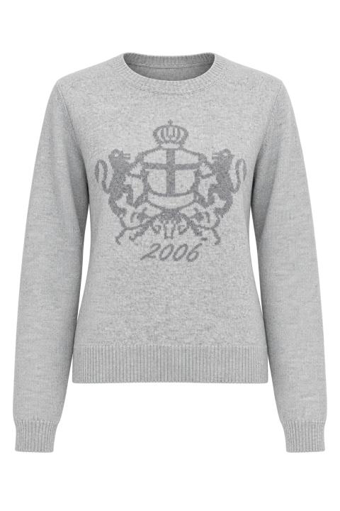 Maglia stemma 2006 perla/grigio - Autunno - Inverno 2027 | Brend