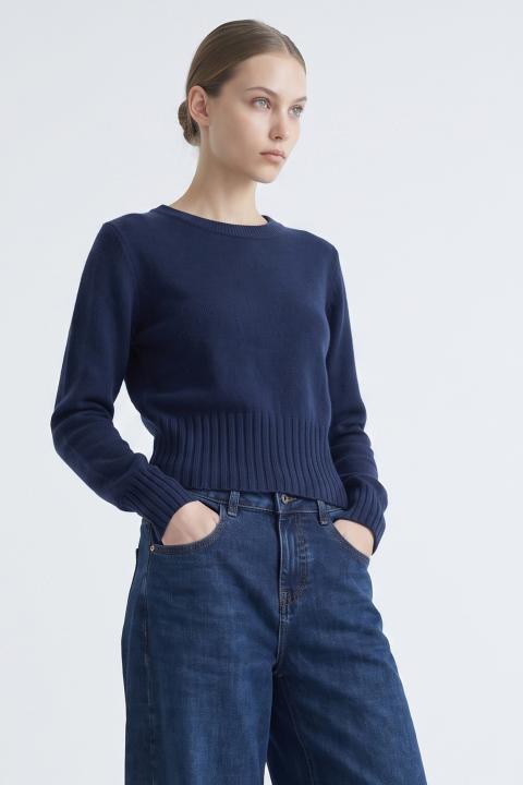 Maglia paricollo blu - Autunno - Inverno 2027 | Brend
