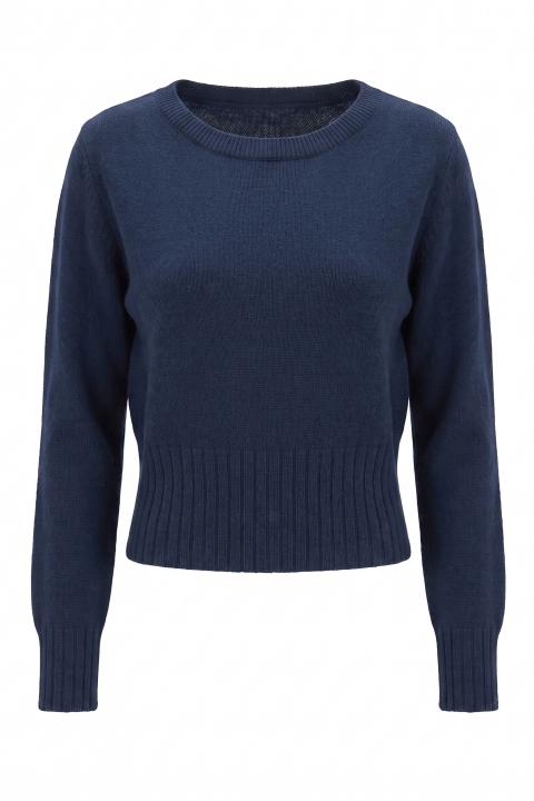 Maglia paricollo blu - Autunno - Inverno 2027 | Brend