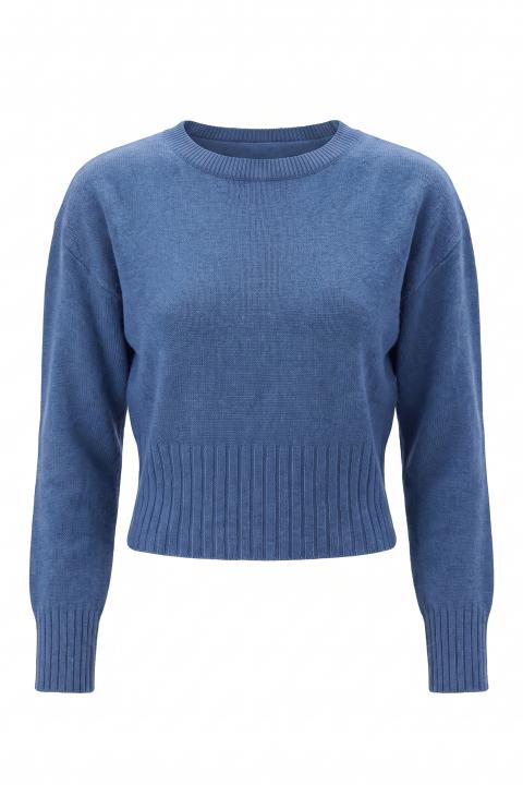 Maglia paricollo denim - Autunno - Inverno 2027 | Brend