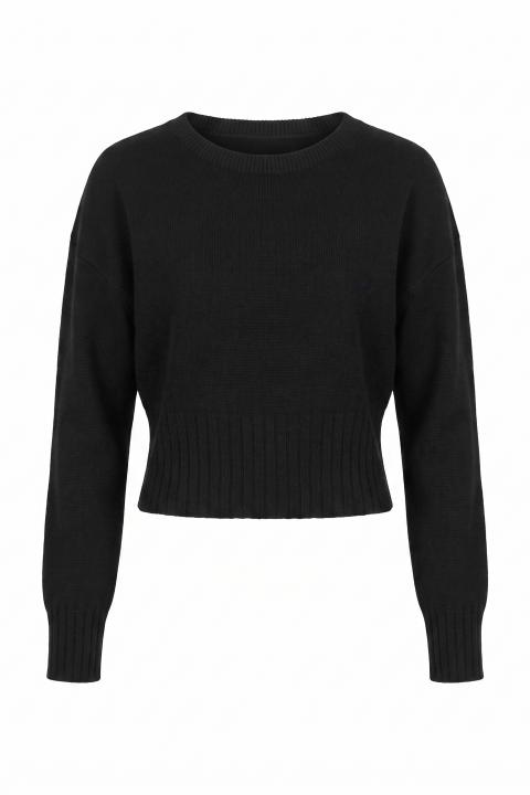 Maglia paricollo nero - Autunno - Inverno 2027 | Brend