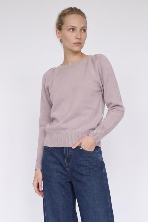 Maglia barca manica arricciata malva - Autunno - Inverno 2027 | Brend