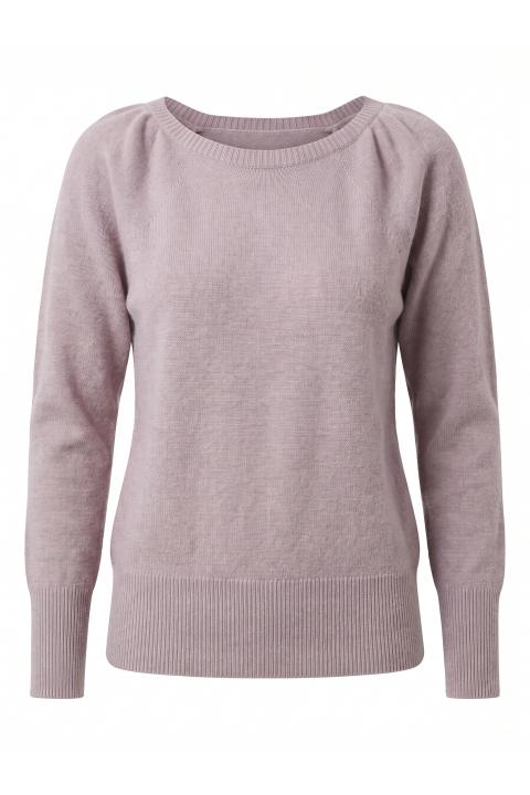 Maglia barca manica arricciata malva - Autunno - Inverno 2027 | Brend