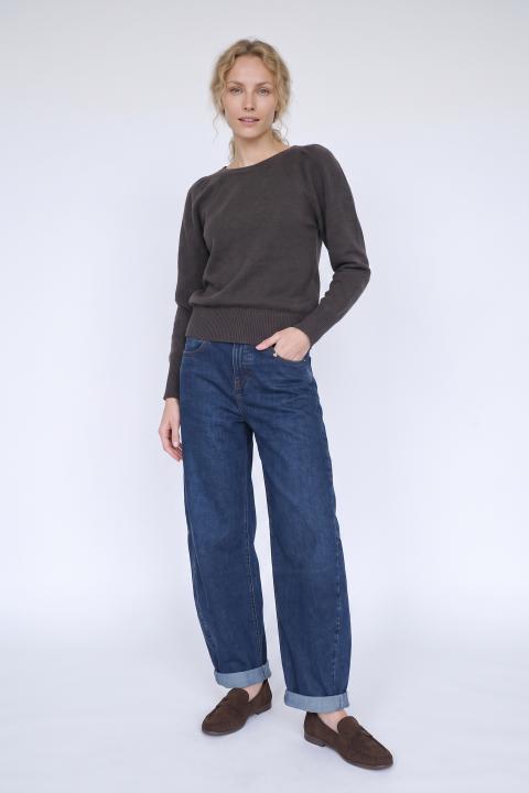 Maglia barca manica arricciata moro - Autunno - Inverno 2027 | Brend