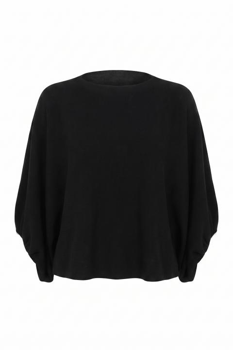 Maglia over kimono nero - Autunno - Inverno 2027 | Brend