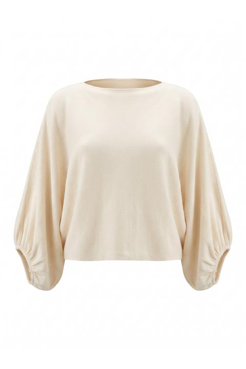 Maglia over kimono panna - Autunno - Inverno 2027 | Brend