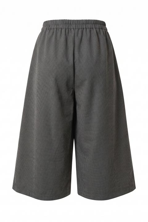 Panta-gonna pinces check grigio scuro - Autunno - Inverno 2027 | Brend