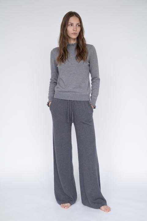 Pantalone coulisse grigio medio - Autunno - Inverno 2027 | Brend