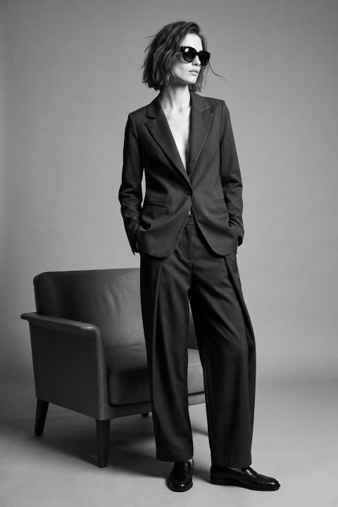 Pantalone piegone antracite - Autunno - Inverno 2027 | Brend