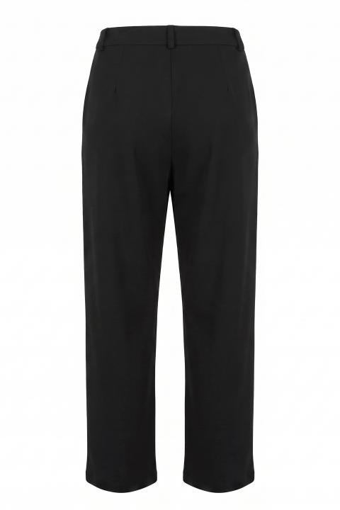 Pantalone gamba dritta punto Milano nero - Autunno - Inverno 2027 | Brend