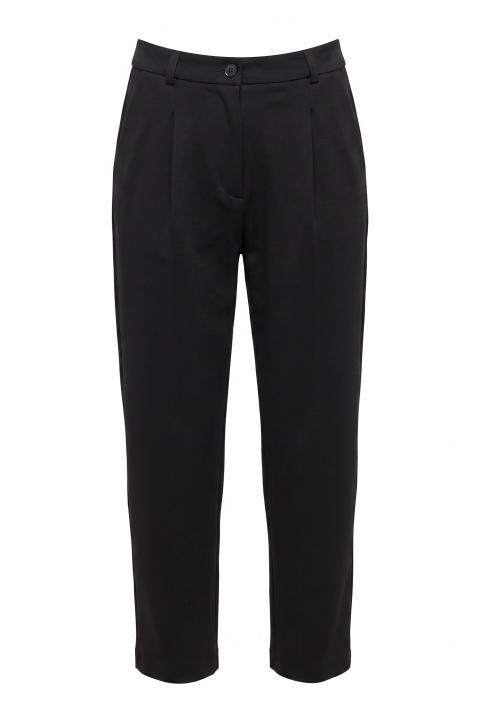 Pantalone baggy punto Milano nero - Autunno - Inverno 2027 | Brend