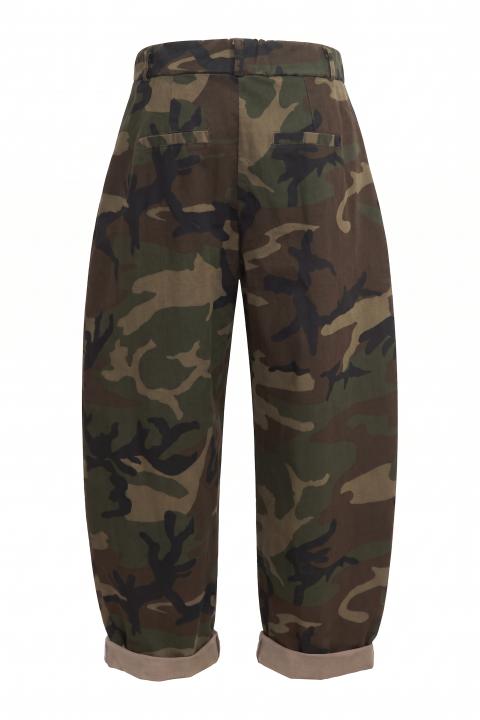 Pantalone baggy elastico camouflage - Autunno - Inverno 2027 | Brend