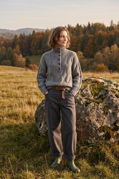 Pantalone Ludo cinta asfalto - Autunno - Inverno 2027 | Brend