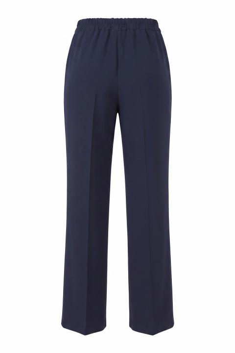 Pantalone palazzo elastico dietro blu - Autunno - Inverno 2027 | Brend