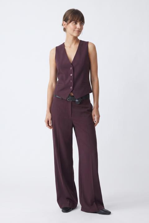 Pantalone elastico cinta melanzana - Autunno - Inverno 2027 | Brend