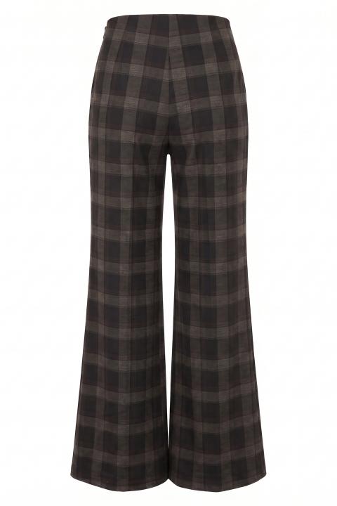 Panta-Giorgia check check blu - Autunno - Inverno 2027 | Brend