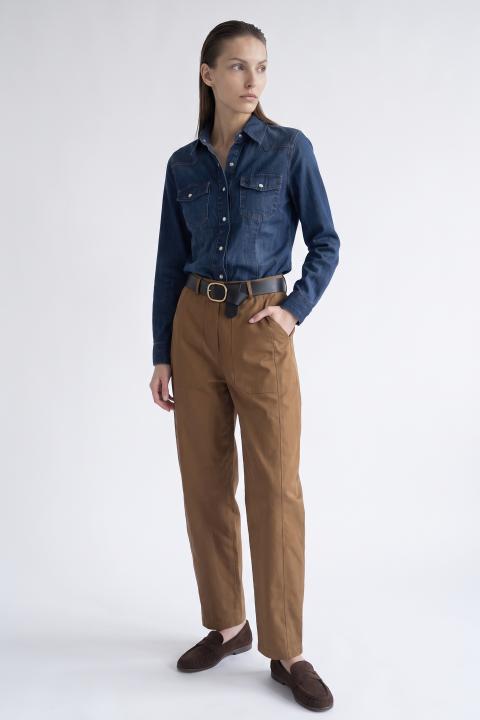 Panta-Wow cintura nocciola - Autunno - Inverno 2027 | Brend