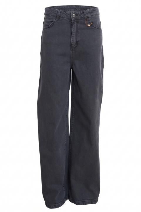 Pantalone palazzo denim denim nero - Autunno - Inverno 2027 | Brend
