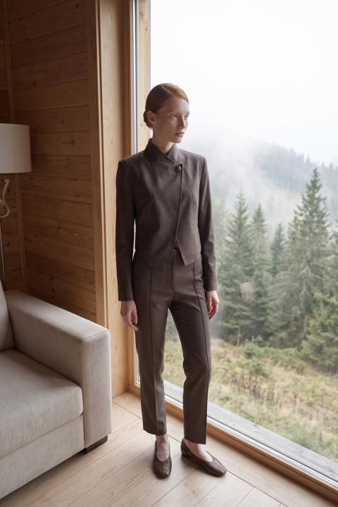 Pantalone cicca impunture mastice - Autunno - Inverno 2027 | Brend