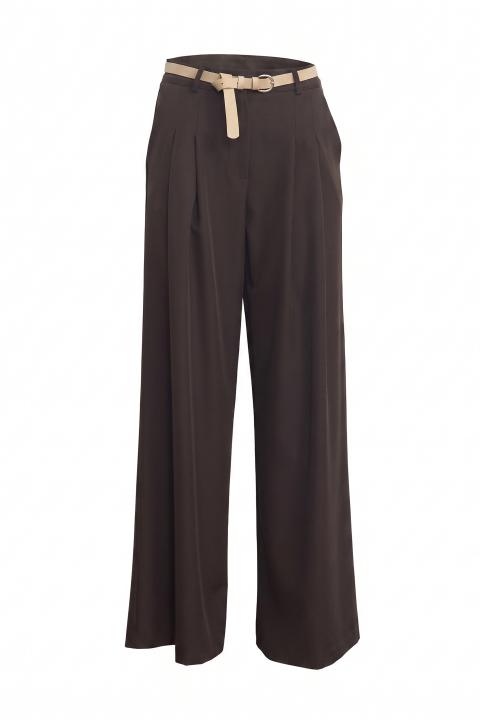 Pantalone palazzo pinces moro - Autunno - Inverno 2027 | Brend