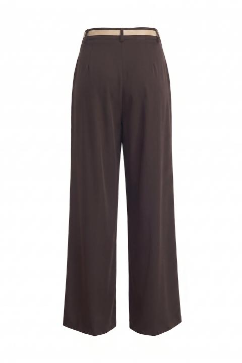 Pantalone palazzo pinces moro - Autunno - Inverno 2027 | Brend