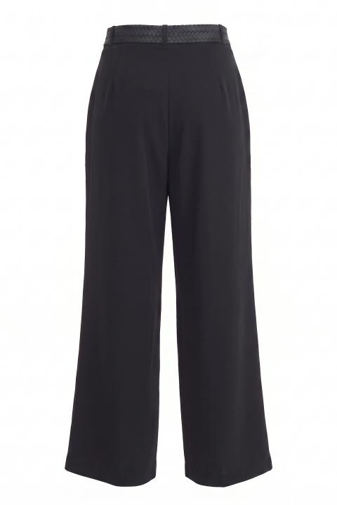 Pantalone gamba larga pinces nero - Autunno - Inverno 2027 | Brend