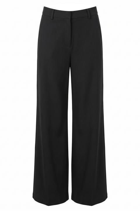 Pantalone palazzo pattine nero - Autunno - Inverno 2027 | Brend