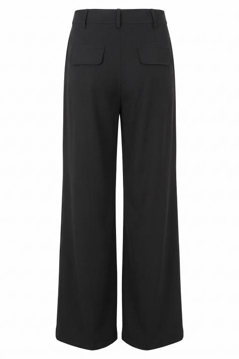 Pantalone palazzo pattine nero - Autunno - Inverno 2027 | Brend