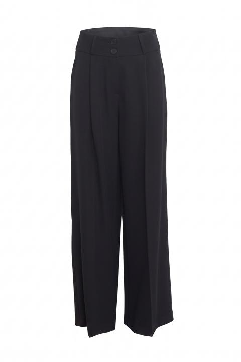 Pantalone gamba dritta pinces nero - Autunno - Inverno 2027 | Brend