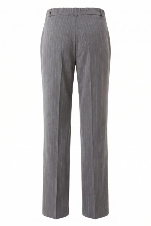 Pantalone gamba dritta gessato grigio - Autunno - Inverno 2027 | Brend