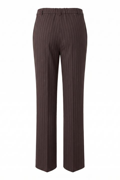 Pantalone gamba dritta gessato moro - Autunno - Inverno 2027 | Brend